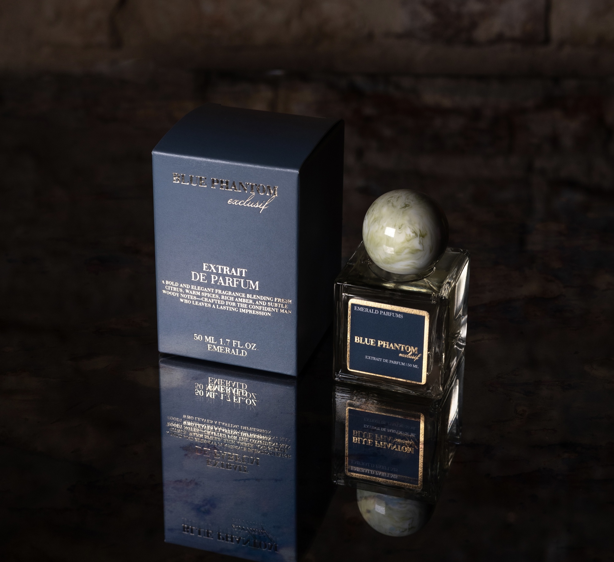 EMERALD Blue Phantom extrait de parfum, 50ml, Limited edition
